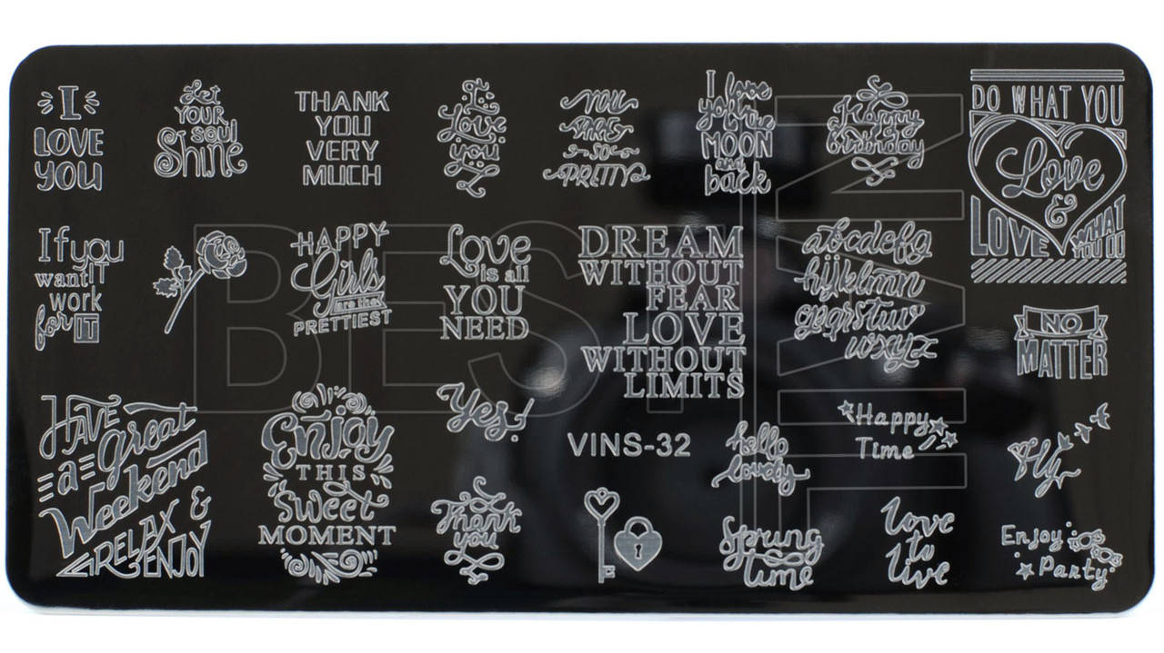 

Пластина для стемпинга VINS-32 (12*6 см)