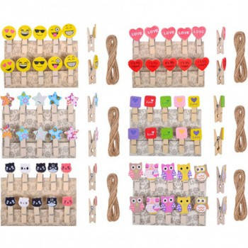 

Прищепки декоративные деревянные 3,5х0,6см с фигуркой ассорти 12шт 4-201