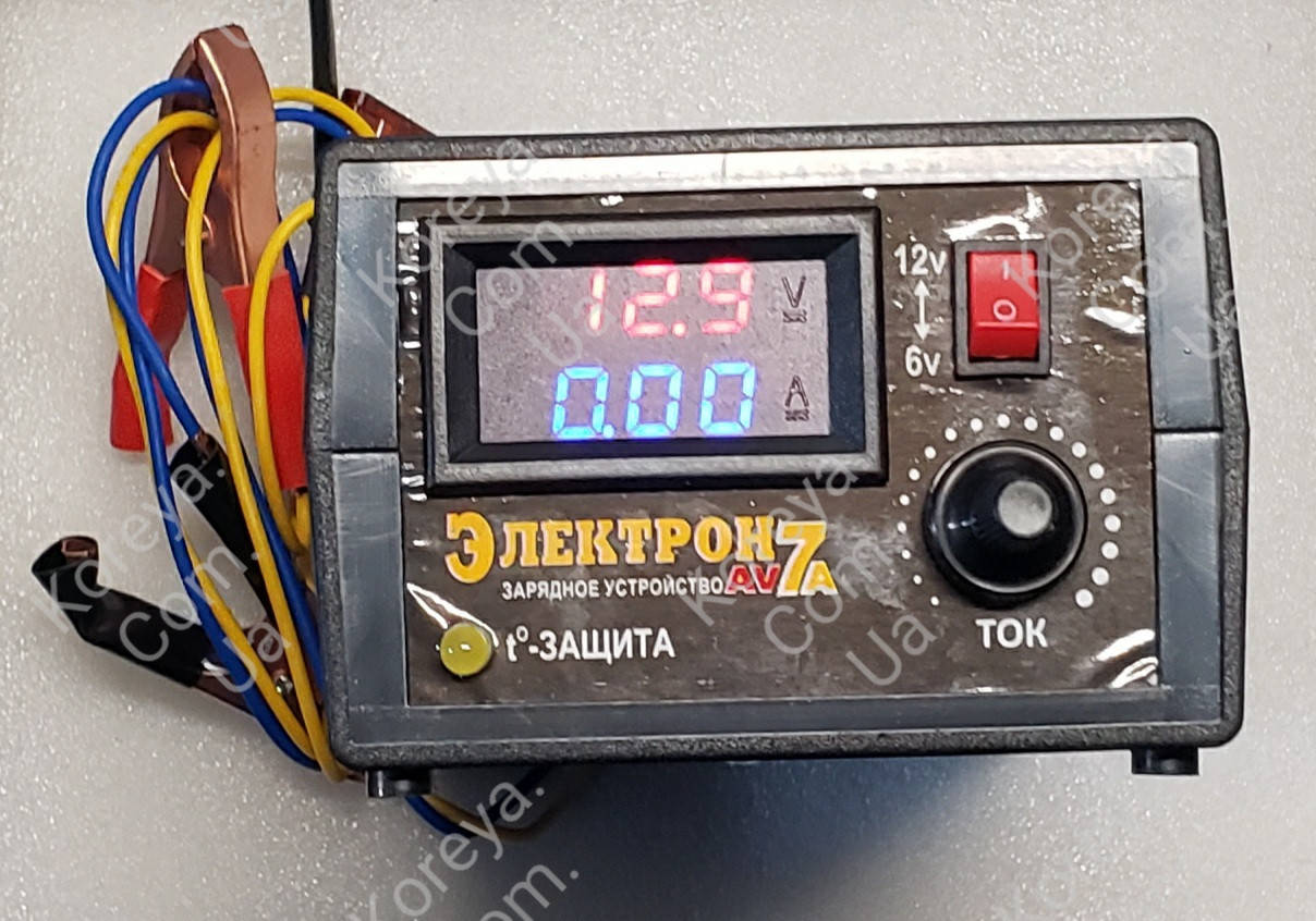 

Зарядное устройство Электрон 7а ампер. обычный трансформатор.