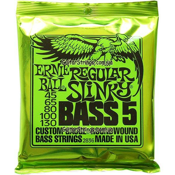 

Струны Ernie Ball 2836 Regular Bass 5-String 45-130