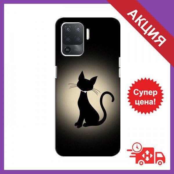 

Чехол для OPPO Reno 5 Lite / Бампер на OPPO Reno 5 Lite / Чехол для Оппо (Котик)