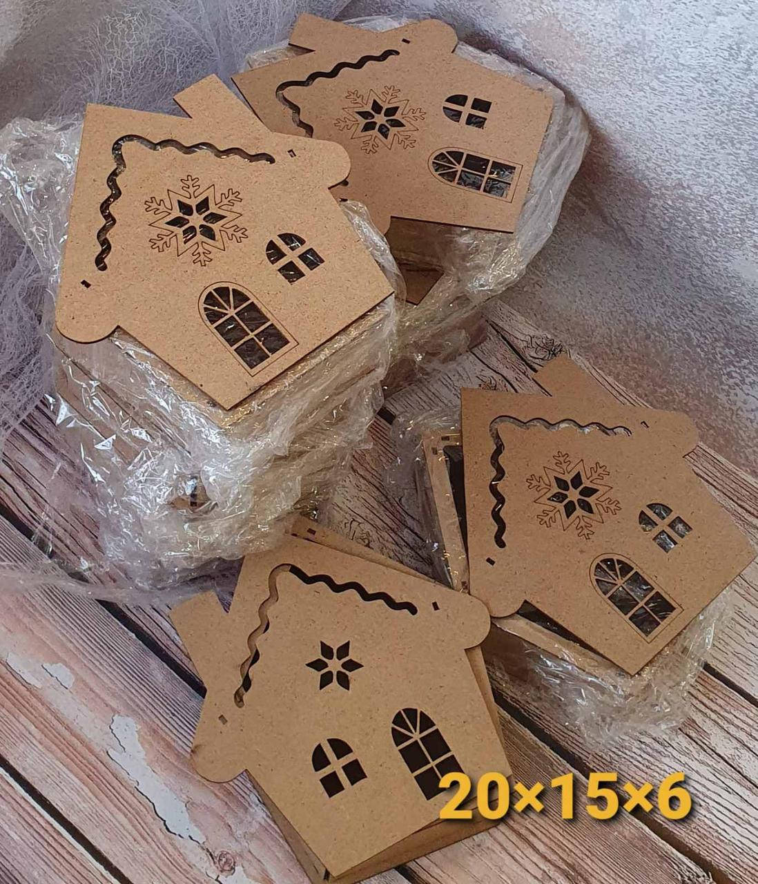 

Коробка деревянная "Домик" без наполнения