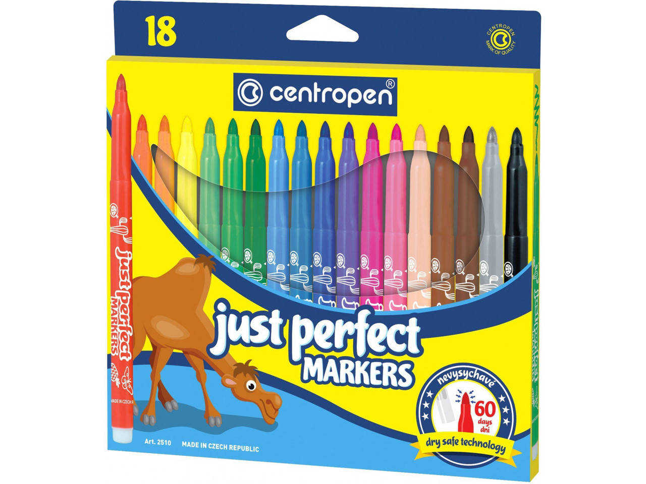 

Набір фломастерів Centropen Perfect 18 кольорів, Разные цвета