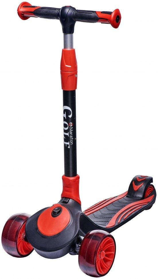 

Самокат детский трехколесный Maraton Golf New, колеса светятся