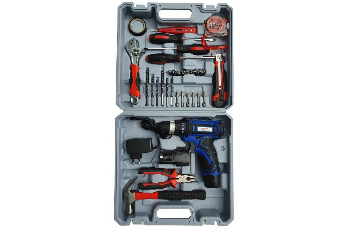 

Шуруповерт аккумуляторный Витязь ДА-12-2 ЛН (с набором инструмента)