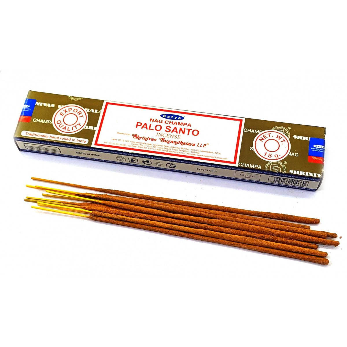 

Аромапалочки Satya Священное Дерево, пыльцевые (Palo Santo) 15 грамм