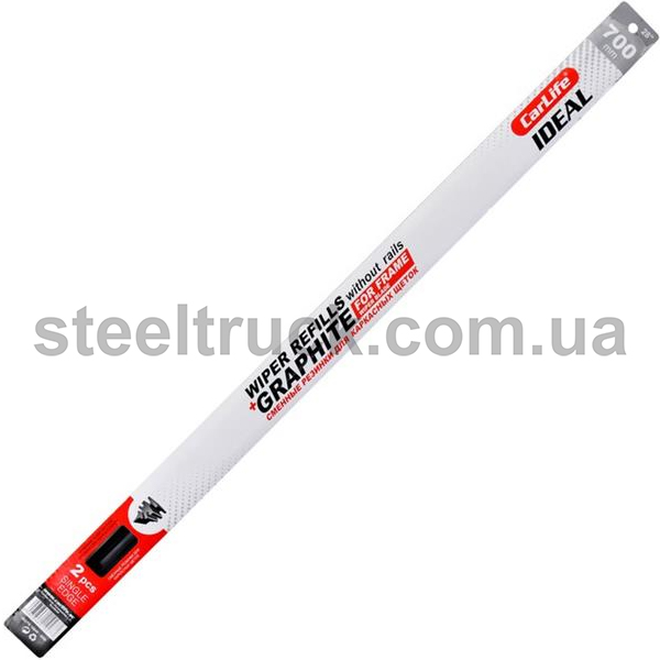 

Сменная резинка для дворников CarLife Single Edge без металлической направляющей, 28-700 мм