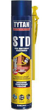 

Пена монтажная Tytan ERGO STD всесезонная (ручная) 750 ml