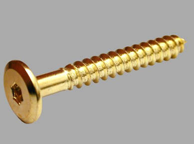 

Шуруп декоративный 6,5х60 мм Желтый