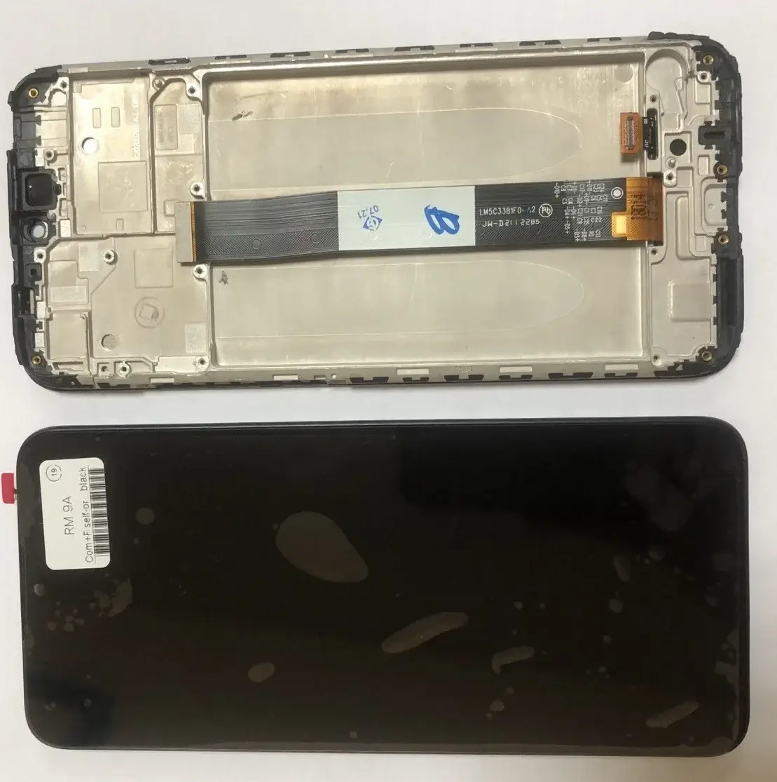 

Дисплей Xiaomi Redmi 9A, Redmi 9C, M2006C3LG модуль в сборе с тачскрином, с рамкой, черный, Original PRC