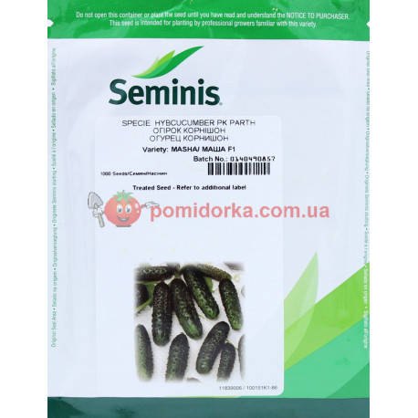 

Огурец МАША F1 Seminis 1000 шт