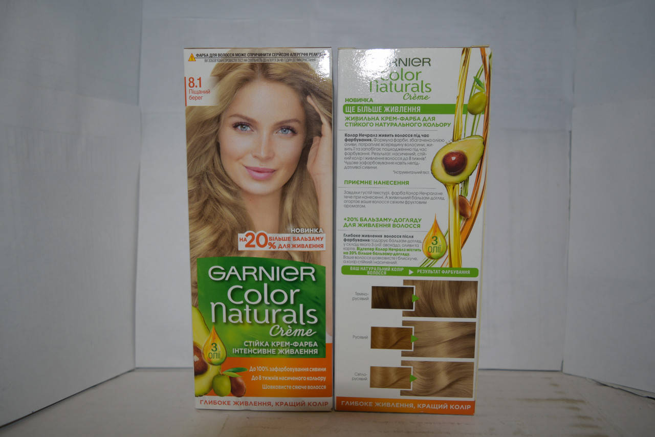 

Краска для волос Garnier Color Naturals 8.1 (Песчаный берег)
