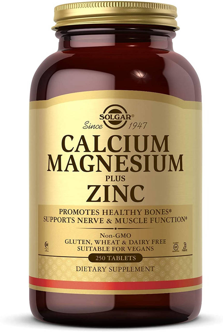 

Кальций Магний Цинк Solgar Calcium Magnesium plus Zinc 250 таблеток