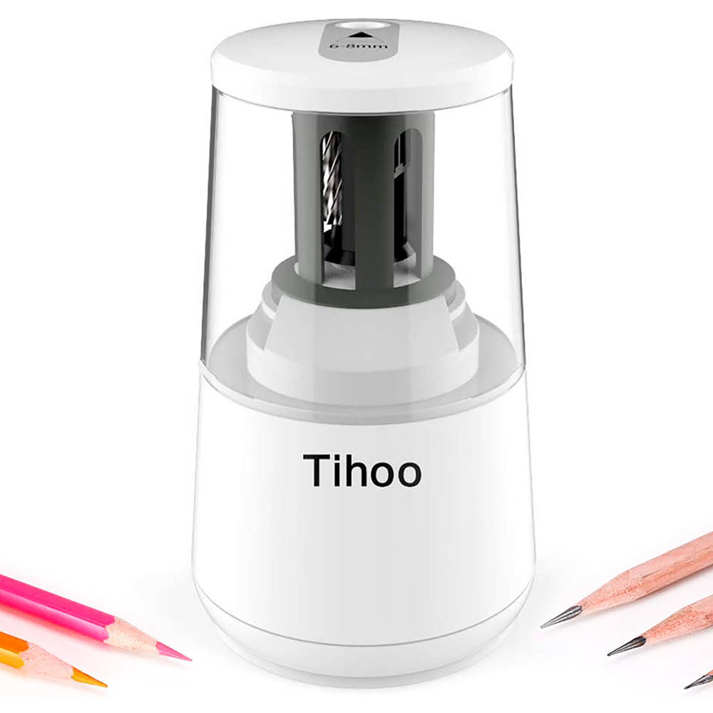 

Электрическая точилка для карандашей Tihoo 8008 (Tenwin) USB, белая, Белый