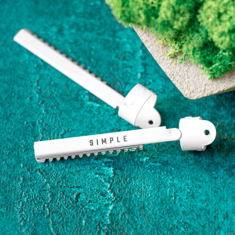 

Филировочная бритва на палец SIMPLE, Белый