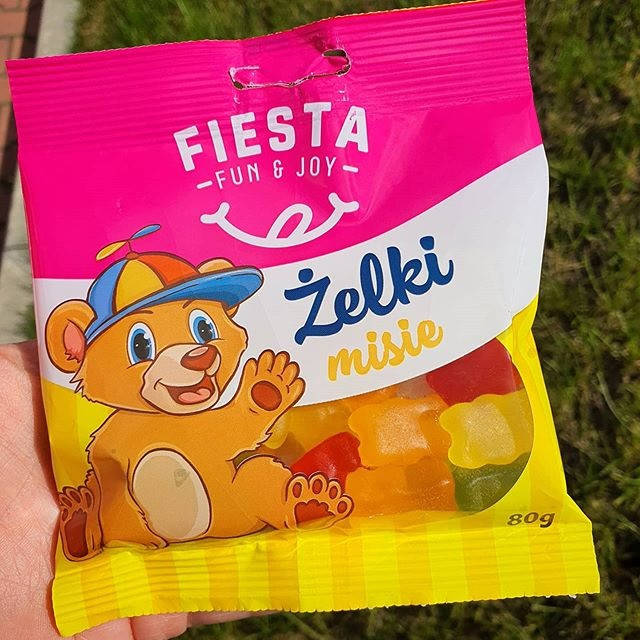 

Желейные конфеты Zelki Misie Fiesta мишки 80 г Польша