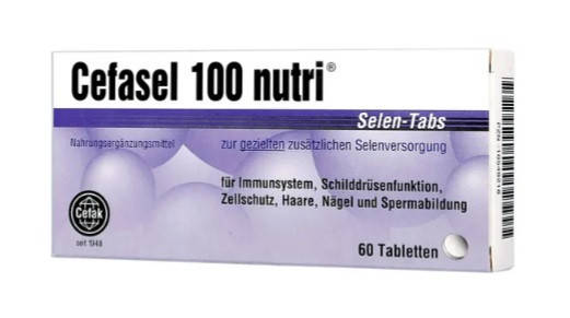 

Селен Цефасель Cefasel 100 nutri, таблетки 60 шт