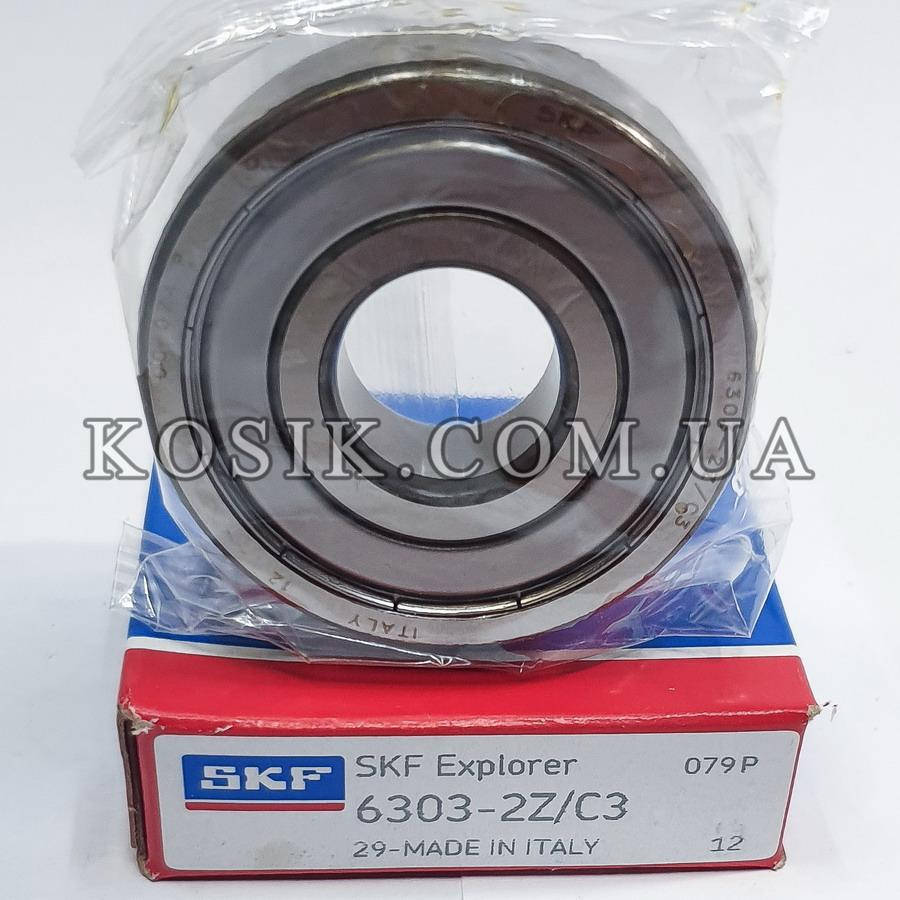 

Подшипник 6303 2z/c3 skf