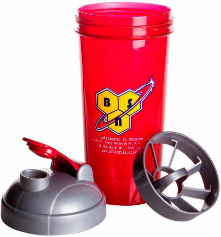 

Шейкер BSN 0.7 л красный
