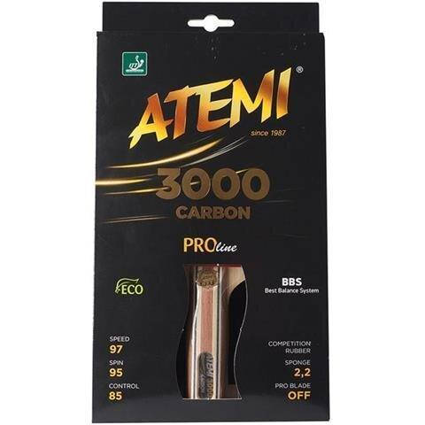 

Ракетка для настольного тенниса Atemi 3000 PRO Carbon ECO-Line