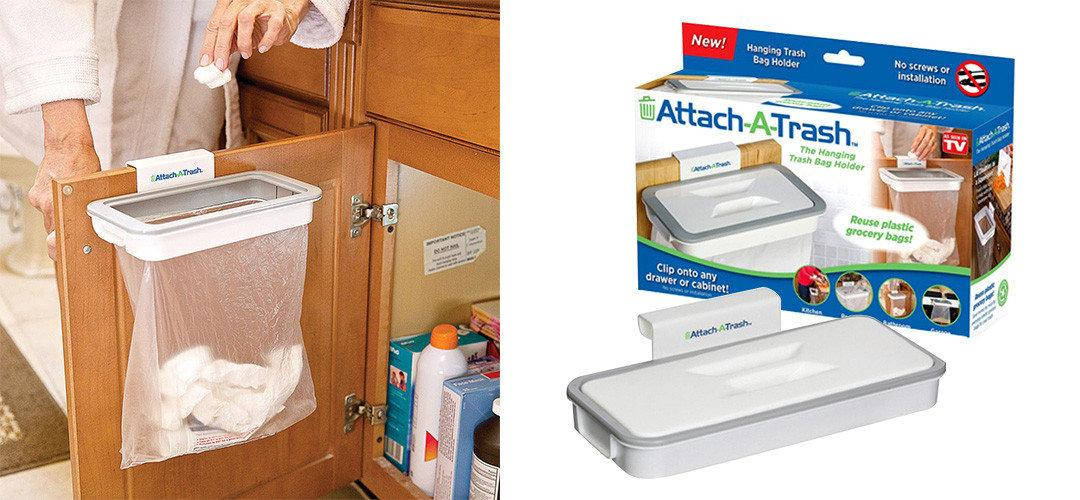

Держатель для мусорных пакетов навесной attach-a-trash