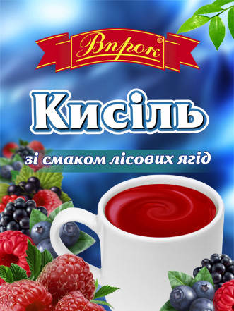 

Кисель лесная ягода 65 г ТМ "Впрок"