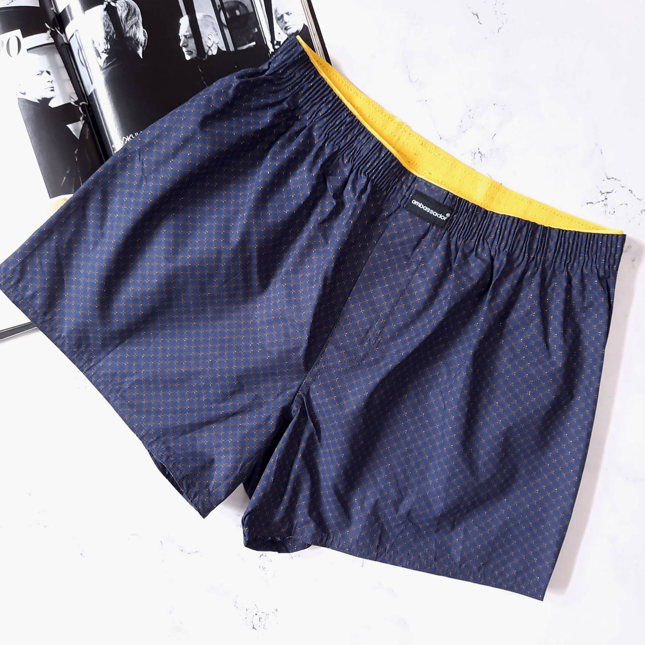 

Мужские семейные трусы  размер Ambassador боксеры шорты молодежные хлопковые паплин мужское белье, Разные цвета