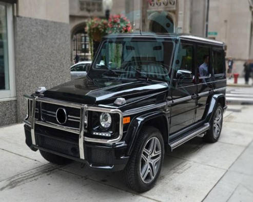 

Защита переднего бампера кенгурятник Mercedes G-class w463 G63