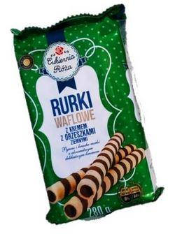 

Трубочки Rurki (Польша) вафельные с арахисовым кремом