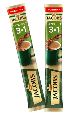 

3027-кофе Якобс 3в1 со вкусом лесного ореха
