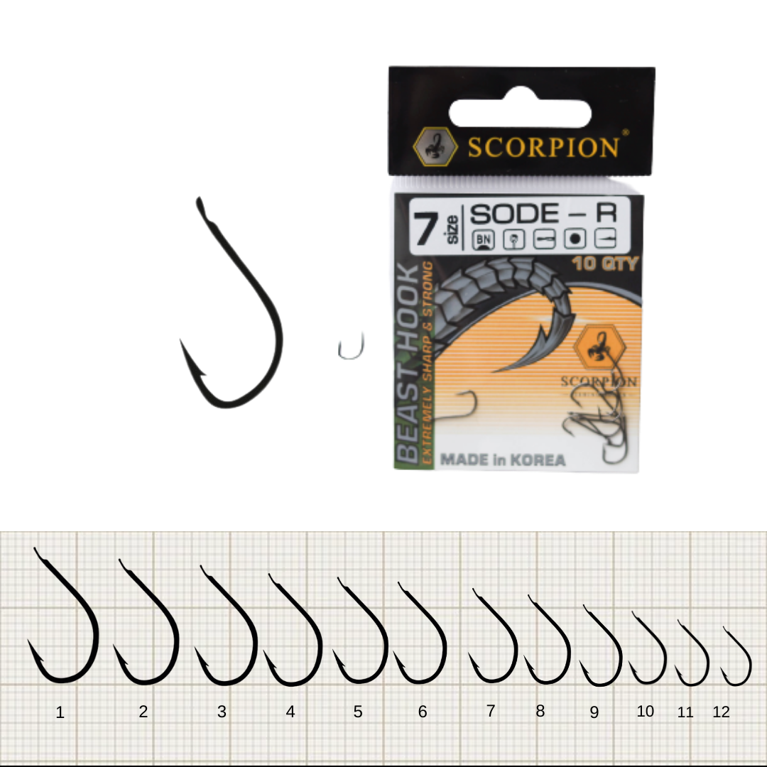 

Гачки Scorpion SODE-R BN №6 10шт