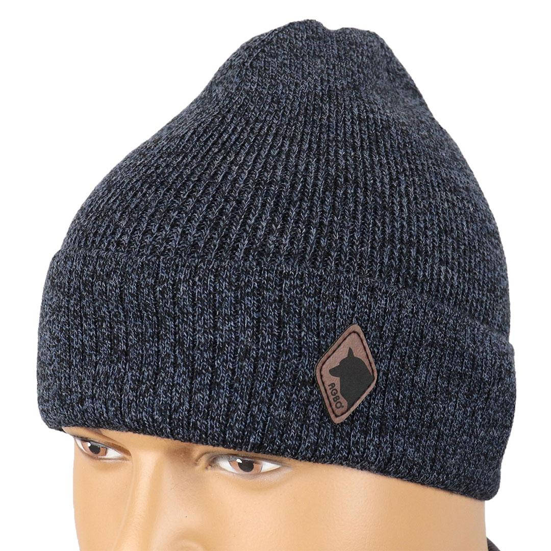 

Качественная мужская шапка Agbo Boris 148-50 Lacivert, Темно-синий