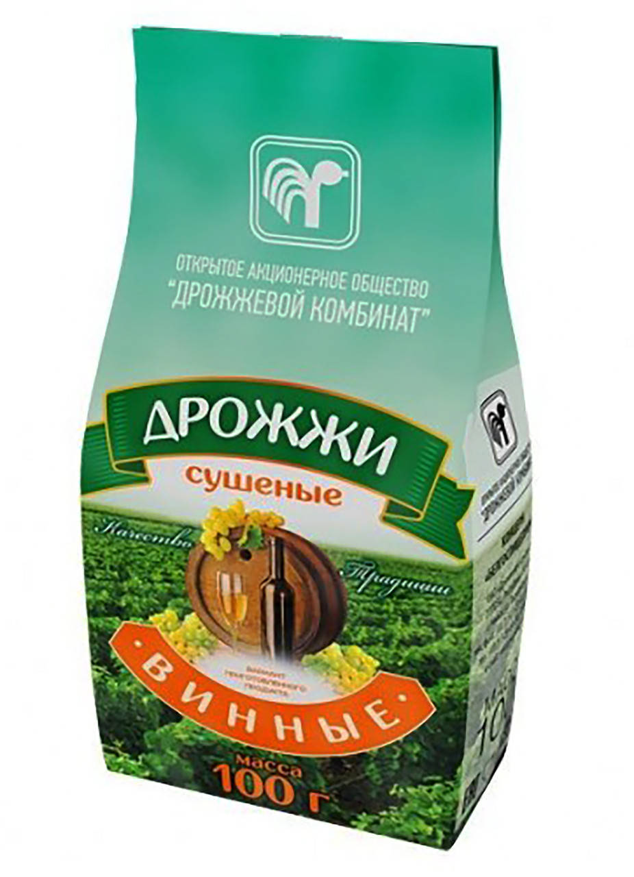 

Дрожжи Белорусские винные, 100 г.