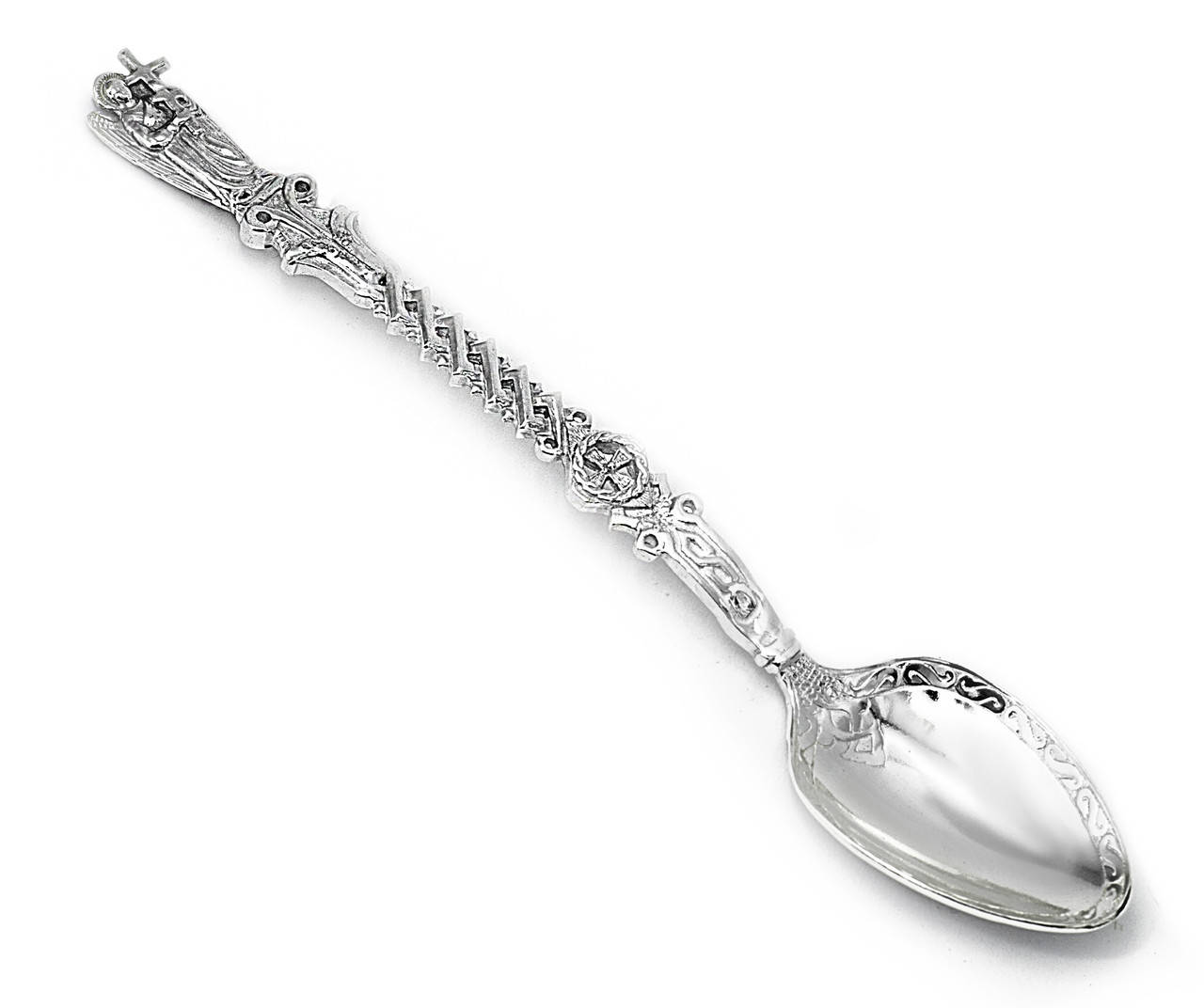 

Серебряная ложка Ангел Хранитель