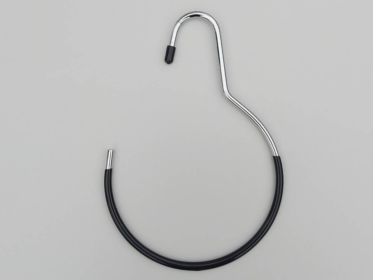 

Плечики вешалка для аксессуаров металлическая в силиконовом покрытии, Черный