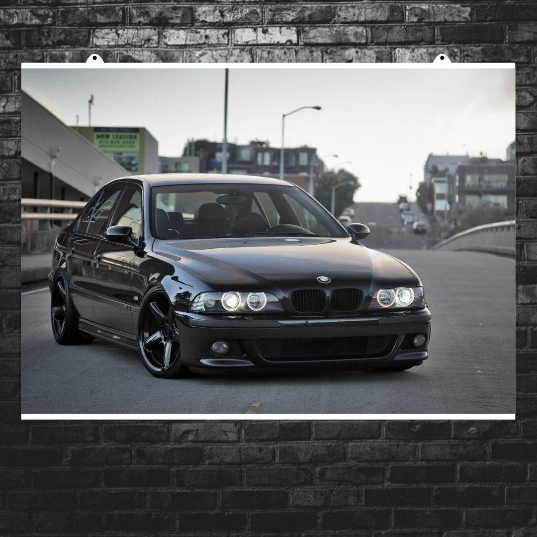 

Постер "Автомобиль BMW E39", БМВ. Размер 42x30см (A3). Полуглянец