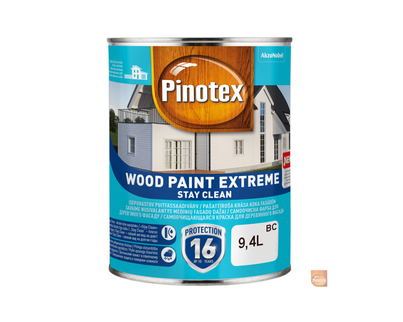 

Краска для дерева прозрачная PINOTEX WOOD PAINT EXTREME для тонирования, 0,94л