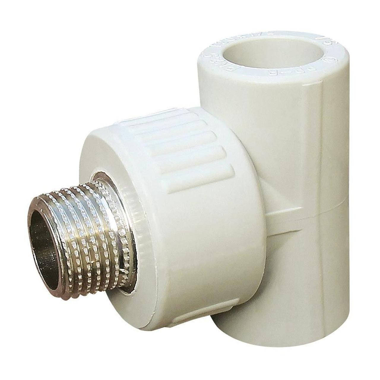 

Трійник зовнішня різьба Vsplast PPR 25х3/4 ** 1016