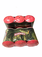 

Прикормка Lucky Ebisu 3 бочонка по 75 грамм Карп-клюква