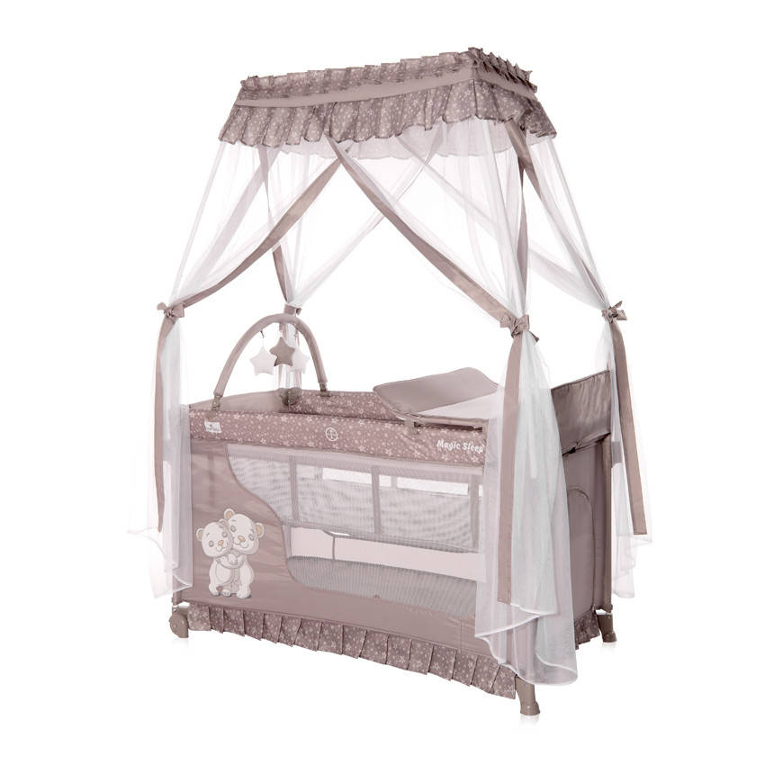 

Кровать - манеж с балдахином Lorelli Magic Sleep