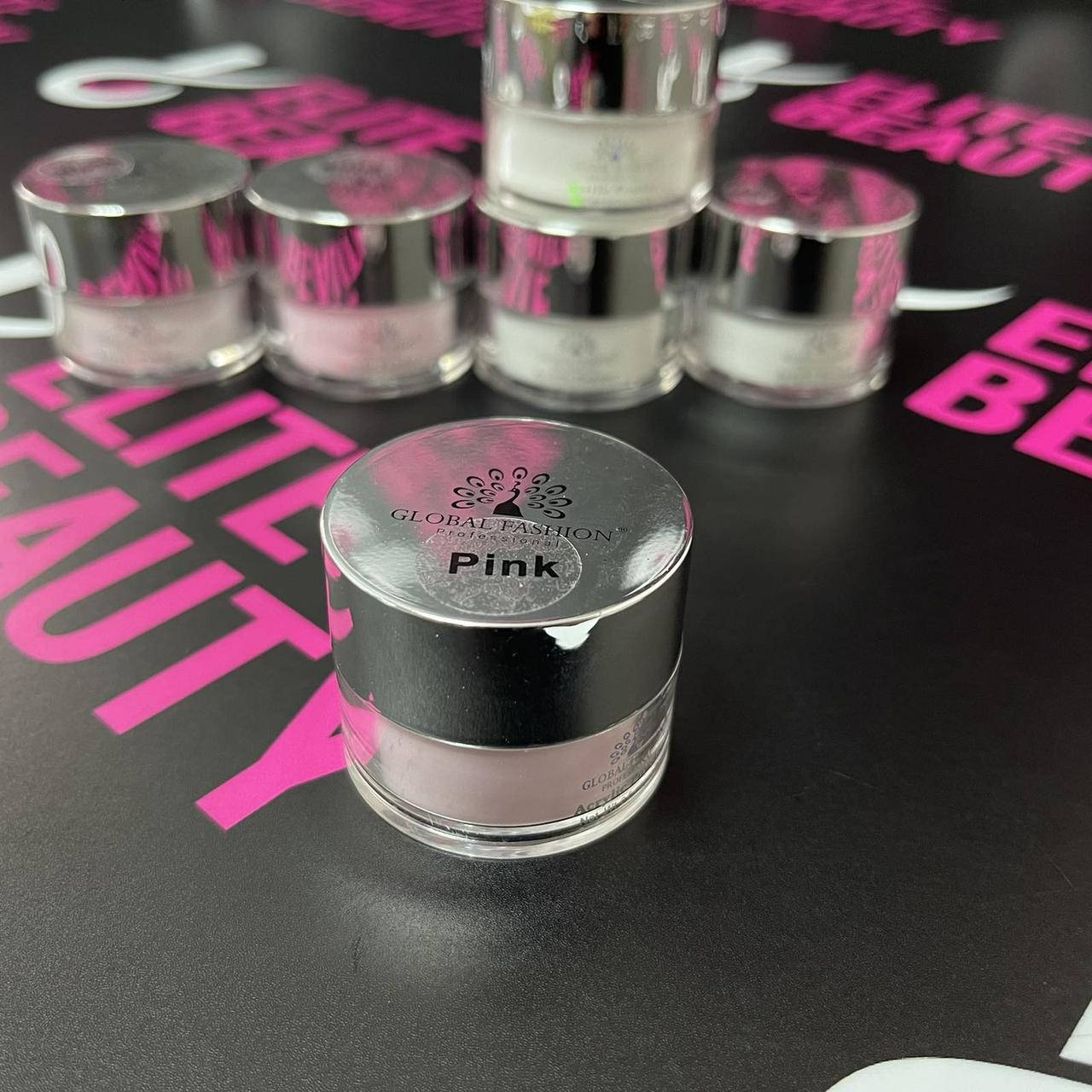 

Пудра акриловая Global Fashion Pink 15 g (розовая), Розовый