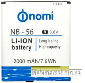 

Аккумулятор NB-56 для NOMI I503 (2000mAh)