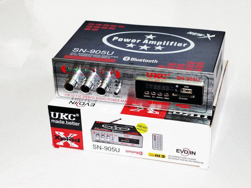 

Усилитель звука UKC SN-905U (300W+300W) +Bluetooth