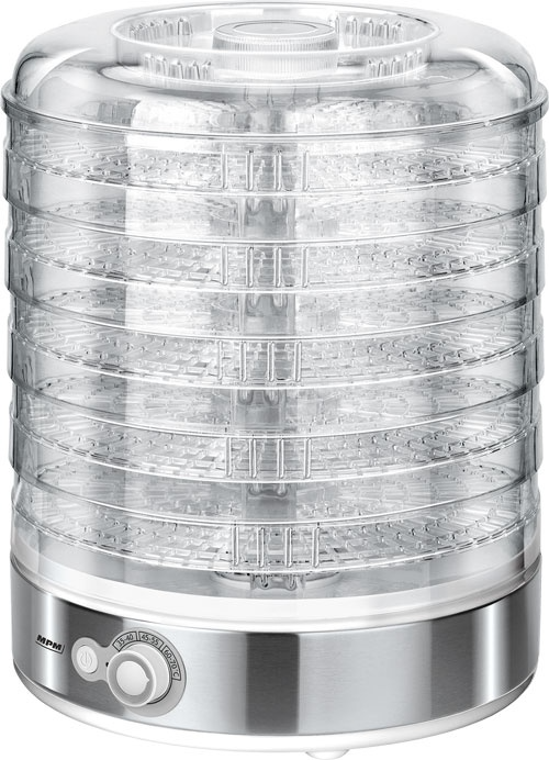 

Сушилка для овощей и фруктов MPM MSG-11 (500Вт, 5 секций, D-31см, Польша)