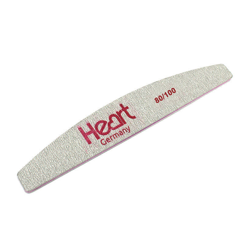 

Пилка для ногтей Heart 80/100 Half