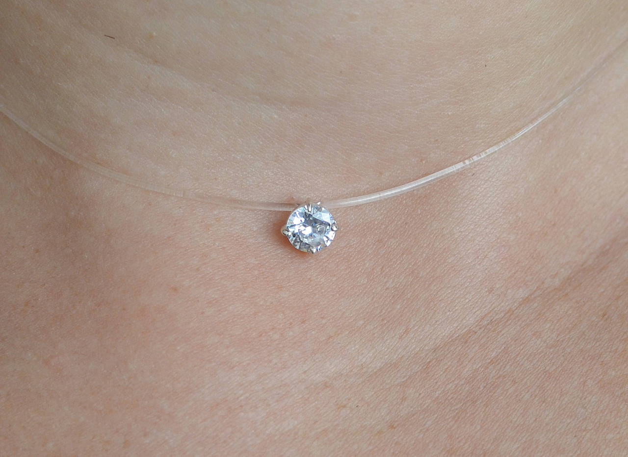 

Леска с камнем чокер