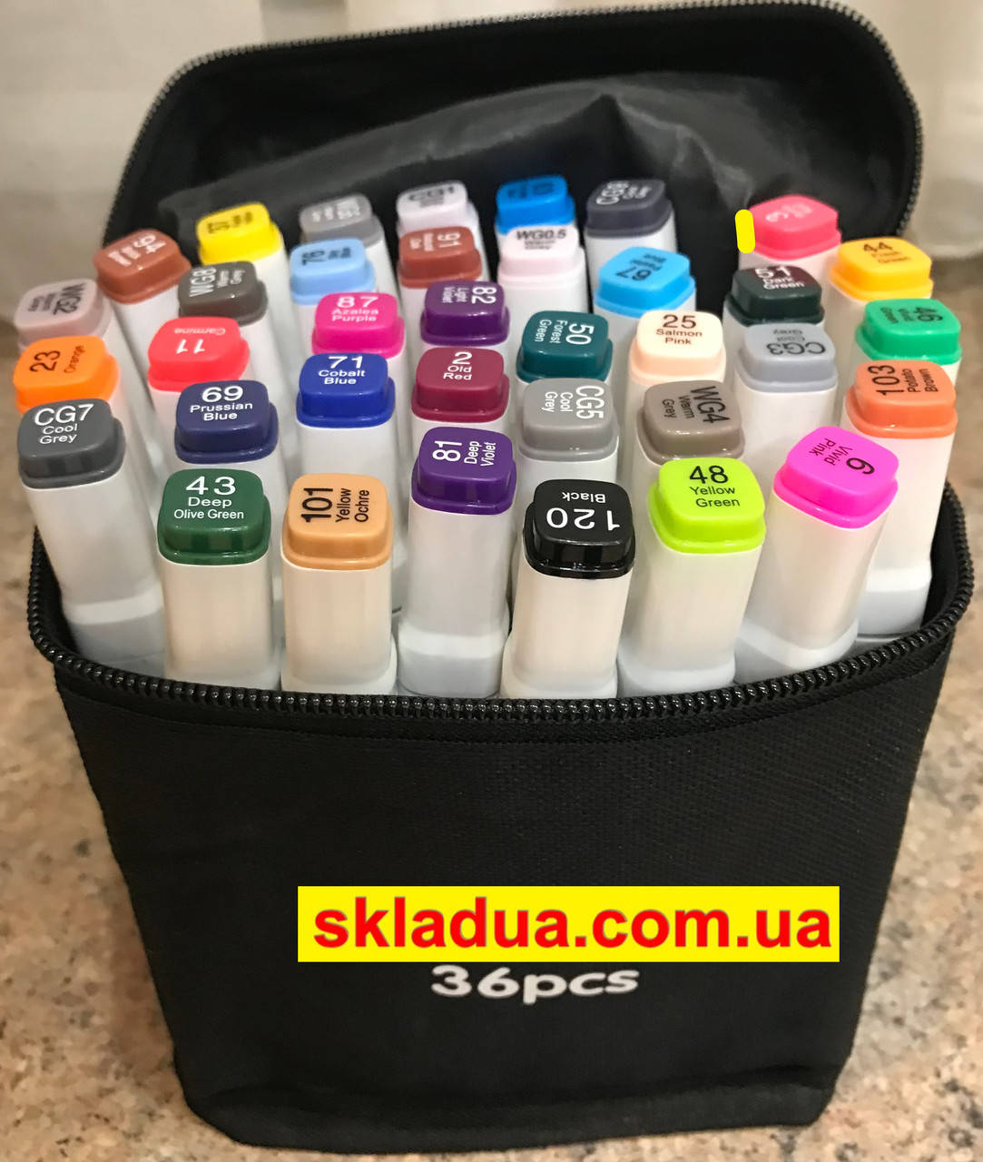 

Набор маркеров для рисования 36шт скетч маркеры спиртовые двусторонние фломастеры двухсторонних 36штук, Черный