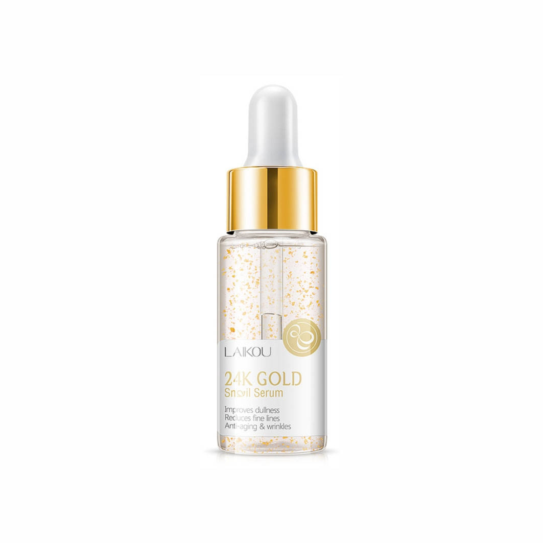 

Увлажняющая сыворотка для лица с частицами золота Laikou 24K Gold Snail Serum