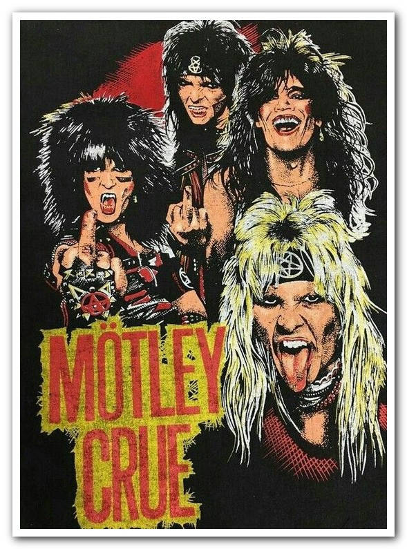 

Mötley Crüe — американская глэм-метал группа плакат