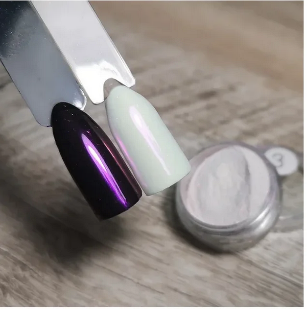 

Жемчужная втирка для ногтей Sweet Nails фиолетовая №3, Фиолетовый